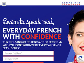 'commeunefrancaise.com' screenshot