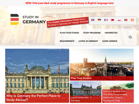 'studying-in-germany.org' screenshot