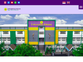 'unpak.ac.id' screenshot