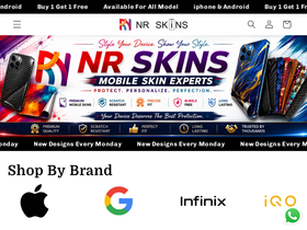 nrskins.com homepage screenshot