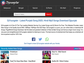 'djyoungstar.me' screenshot