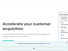 'enlyft.com' screenshot