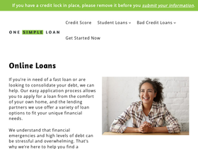 onesimpleloan.com