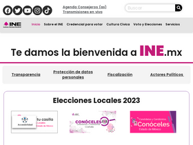 'ubicatumodulo.ine.mx' screenshot