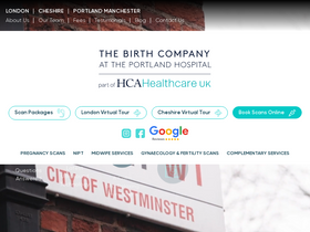 'thebirthcompany.co.uk' screenshot