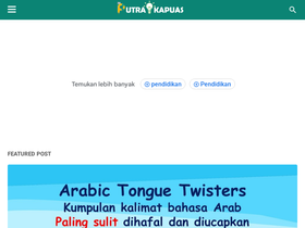 'putrakapuas.com' screenshot