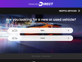 'newcarsdirect.net' screenshot