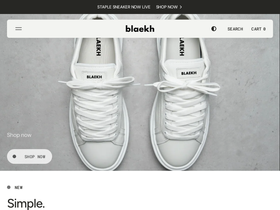 blaekh.com homepage screenshot