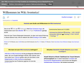 'wiki-aventurica.de' screenshot