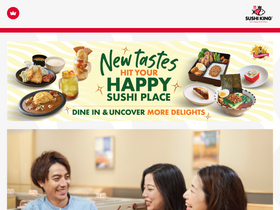 'sushi-king.com' screenshot