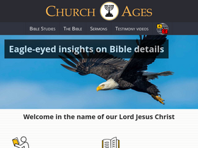 'churchages.net' screenshot