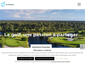'bluegreen.fr' screenshot