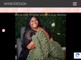 'wineanddesign.com' screenshot