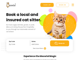 'meowtel.com' screenshot