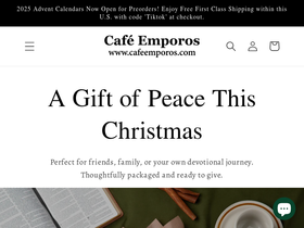 cafeemporos.com homepage screenshot