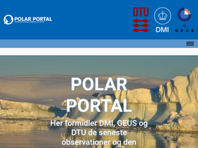 'polarportal.dk' screenshot