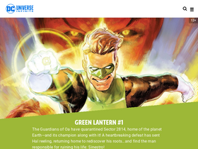 'dcuniverseinfinite.com' screenshot