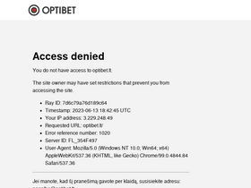'optibet.lt' screenshot