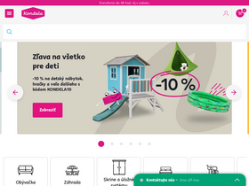 'kondela.sk' screenshot