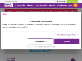 'regiojatek.hu' screenshot