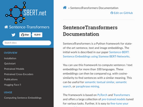 'sbert.net' screenshot