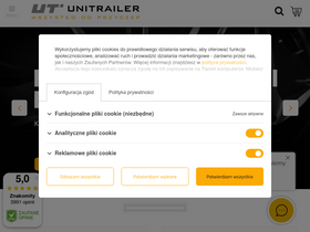 'unitrailer.pl' screenshot
