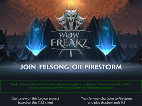 'wow-freakz.com' screenshot