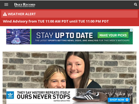 'dailyrecordnews.com' screenshot