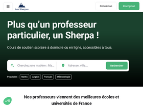'sherpas.com' screenshot