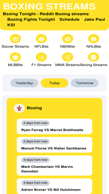 Reddit boxing sales streams free