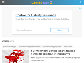 'contohtext.com' screenshot