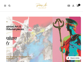 Parfaiteart homepage screenshot