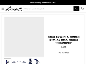 meserollshop.com homepage screenshot