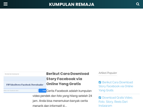 'kumpulanremaja.com' screenshot