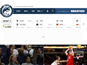 'theuconnblog.com' screenshot