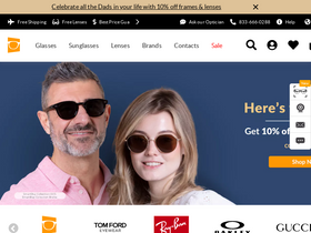 'smartbuyglasses.ca' screenshot