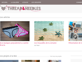 'threadandneedles.org' screenshot