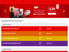 'skytvplanos.com.br' screenshot