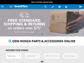 'bernardiparts.com' screenshot