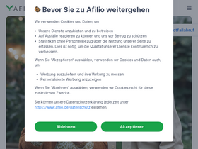 'afilio.de' screenshot