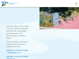 'vintgar.si' screenshot