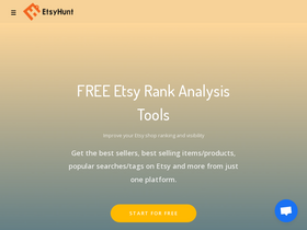 'etsyhunt.com' screenshot