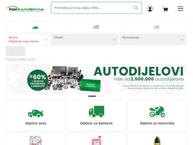 'impexautodijelovi.hr' screenshot