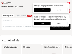 'southwindairlines.com' screenshot