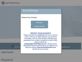 'butterfieldonline.com' screenshot