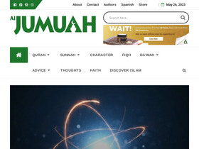 'aljumuah.com' screenshot