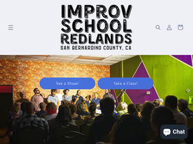 improvschoolredlands.com homepage screenshot