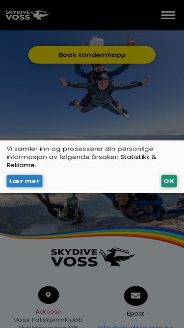 skydivevoss.no