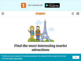 'tropter.com' screenshot