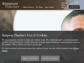 'stblaw.com' screenshot